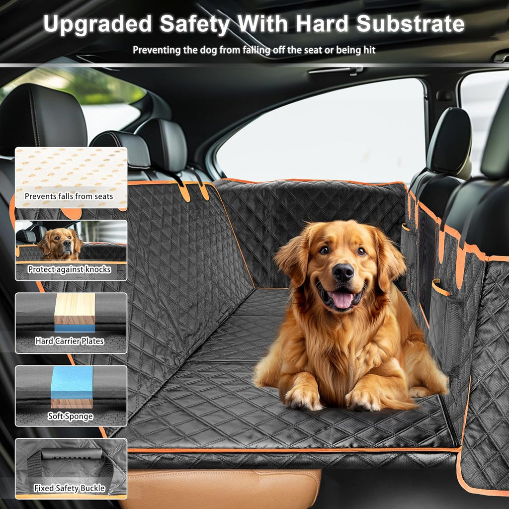 Waterproof Mid Barrier Dog Car Seat Cover