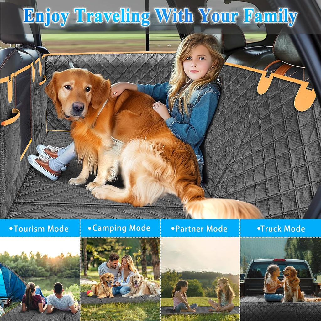 Waterproof Mid Barrier Dog Car Seat Cover